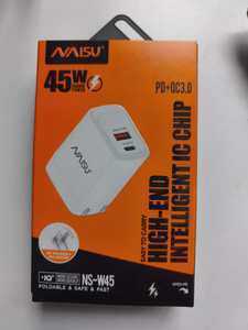 CARGADOR 45 w carga rapida NS-w45